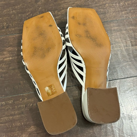 l’intervalle white block heel sandal - Picture 5 of 6